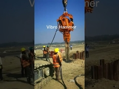 বৈদ্যুতিক ভিব্রো পিল হ্যামার হাইড্রোলিক ফাউন্ডেশন মেশিন 90 কিলোওয়াট