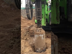 KR125A রোটারি পাইলিং ড্রিলিং রিগ সম্পূর্ণ হাইড্রোলিক চায়না চ্যাসিস সহ