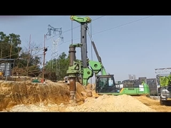 হাইড্রোলিক লো হেডরুম ড্রিলিং রিগ KR300ES 1800mm ব্যাস ফাউন্ডেশন