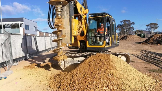 Excavators হাইড্রোলিক Auger বোরিং পাইল মেশিন ড্রাইভ ইউনিট আর্থ ড্রিল