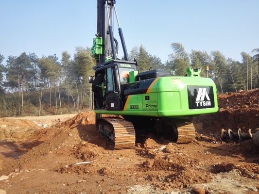 120rpm ব্যবহৃত পাইলিং ড্রিলিং রিগ সরঞ্জাম 50m গভীরতা 6.5m*2.5m*2.8m 1.5m ব্যাস