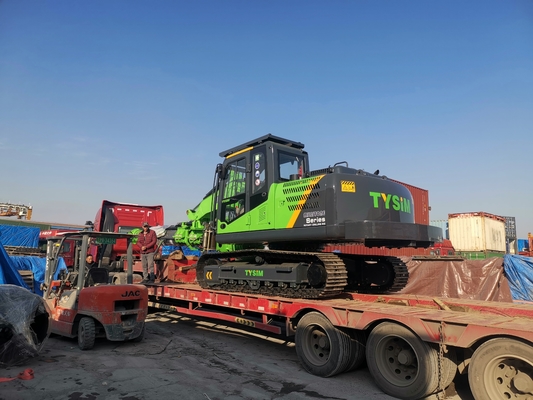 নির্মাণ কাজ রোটারি ড্রিলিং রিগ মেশিন 50kN.M হাইড্রোলিক পাইলিং