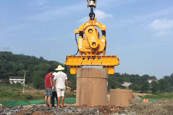 DZ90A পাইল ড্রাইভার মেশিন ভাইব্রেটরি পাইলিং হ্যামার পাইল ড্রাইভার 90KW