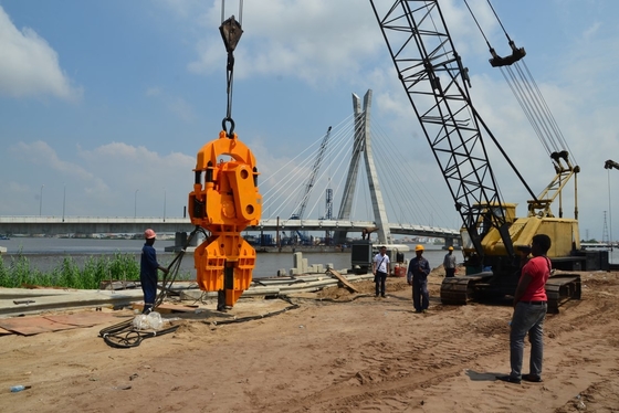 নির্মাণ সাইটের জন্য পিএলসি কন্ট্রোল স্টিল পাইল ফাউন্ডেশন মেশিন