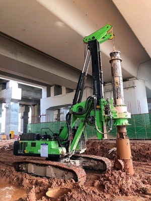 হাইড্রোলিক লো হেডরুম ড্রিলিং রিগ KR300ES 1800mm ব্যাস ফাউন্ডেশন 320kN.M