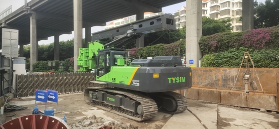 30rpm ঘূর্ণমান গতি 8.5m সহ 600mm ড্রিলিং টাইট অ্যাক্সেস পাইলিং রিগ