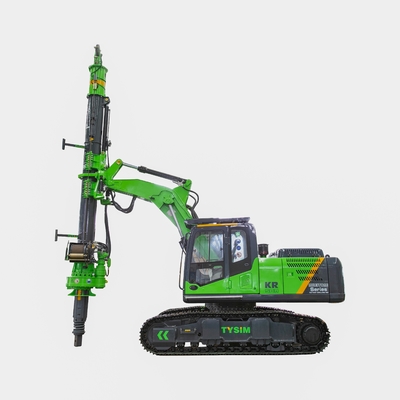 উচ্চ-ক্ষমতা 10m ঘূর্ণমান পিল সরঞ্জাম 7 - 30rpm নির্মাণের জন্য সর্বাধিক ড্রিলিং গভীরতা