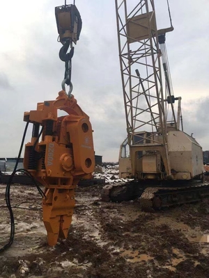 300KW বৈদ্যুতিক ভিব্রো হাতুড়ি পাইল ড্রাইভার ক্রেন এক্সকাভেটর মাউন্ট করা ভাইব্রেটরি হাতুড়ি