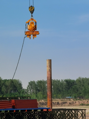 পিল ড্রাইভার সংযুক্তি 90kw 120kw 150kw বৈদ্যুতিক শীট পিল ভিব্রো হ্যামার