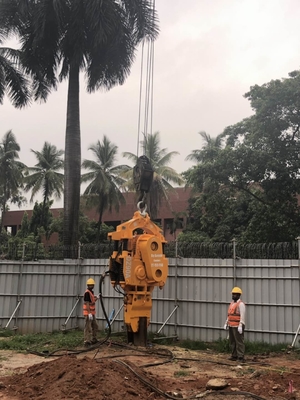 কম রক্ষণাবেক্ষণ 60kw বৈদ্যুতিক Vibro পিল হ্যামার জন্য শীট পিল