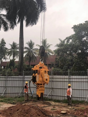 পিল ড্রাইভিং সরঞ্জাম ফ্রিকোয়েন্সি পরিবর্তনশীল শীট পিল ড্রাইভার বৈদ্যুতিক ভিব্রো হ্যামার
