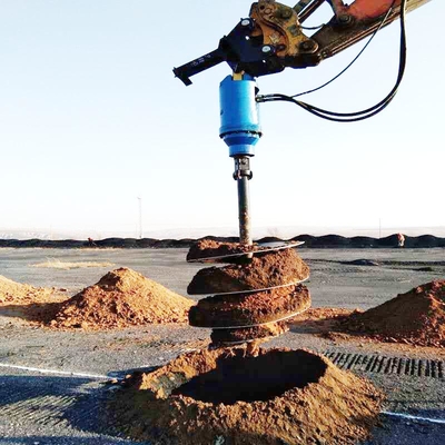 হাইড্রোলিক Digger কংক্রিট Auger জন্য নোংরা Sandstones ফার্ম 1000Mm মাটি Auger ড্রিল