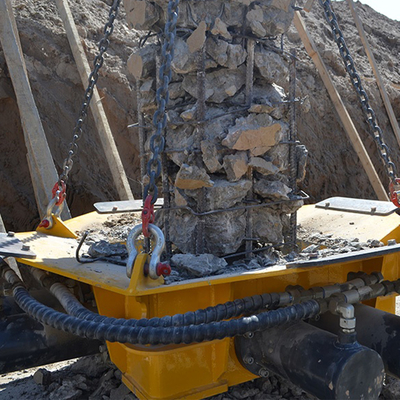 Excavator Breaker Attachment Square Pile Breaking Machine Square Type হাইড্রোলিক হ্যামার