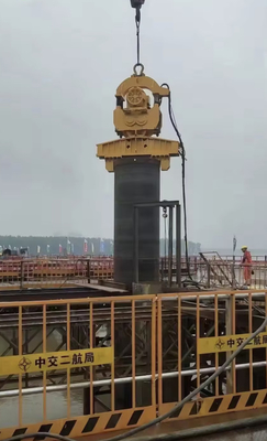 ভাল পারফরম্যান্স মেরিন পিল ড্রাইভিং মেশিন পিলিং কাজের জন্য বৈদ্যুতিক ভিব্রো হ্যামার