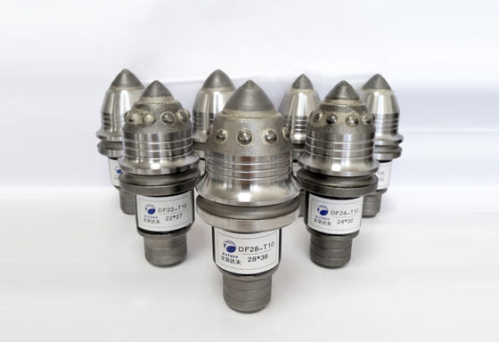 উচ্চ মানের পরিধান প্রতিরোধী শক্তি সঞ্চয়িং টংস্টেন কার্বাইড ড্রিলিং রিগ সরঞ্জাম জন্য বুলেট দাঁত সন্নিবেশ