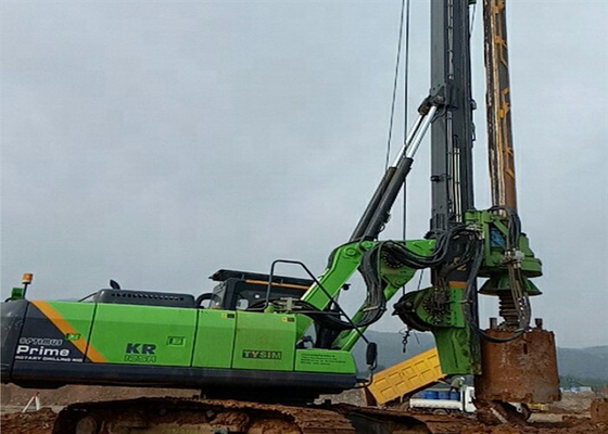 1300mm 125kNm বোর পাইল হাইড্রোলিক হ্যামার পাইলিং মেশিন রোটারি ড্রিলিং রিগ মেশিন 3000mm