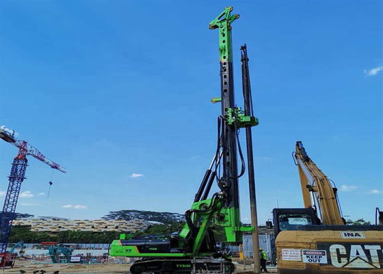 52m 1500mm বোর পাইল মেশিন একক লোড পরিবহন সম্পূর্ণ হাইড্রোলিক ড্রিলিং রিগ