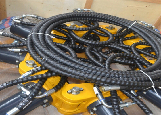 নির্মাণের জন্য 600kN 150mm হাইড্রলিক পাইল ব্রেকার 30L/মিন ফাউন্ডেশন ড্রিলিং টুলস
