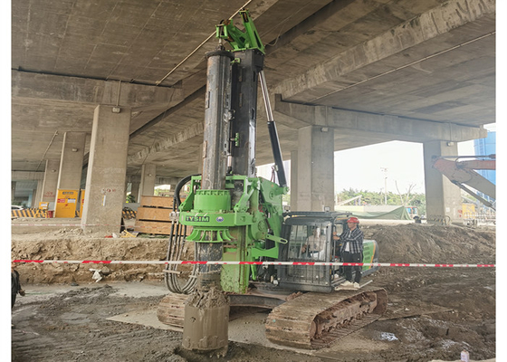 1800mm 28M লো হেডরুম পাইলিং রিগ 30rmp উদাস পাইল ড্রিলিং মেশিন