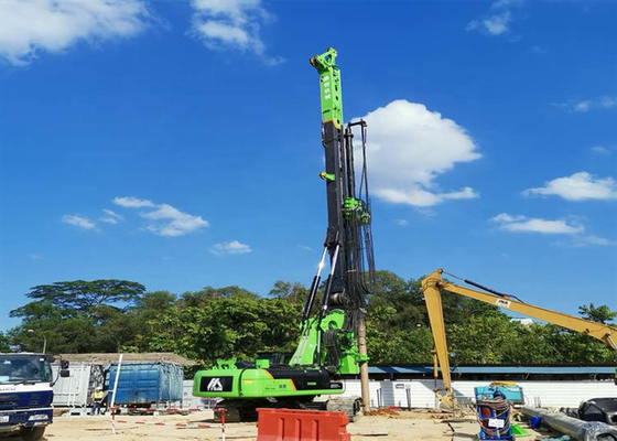 51m 220kNm হাইড্রোলিক রোটারি পাইলিং রিগ অগার ড্রিলিং মেশিন 34.3MPa