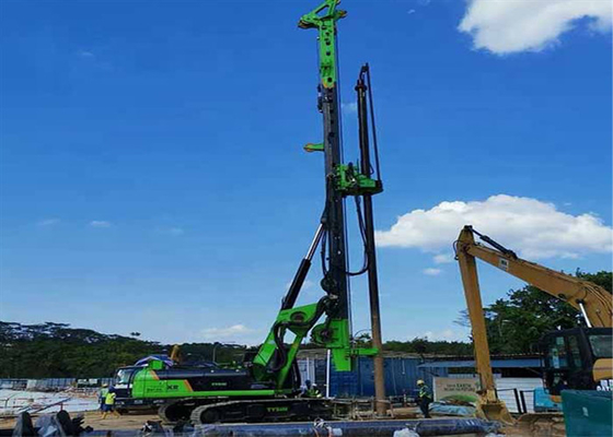 20m 51m মাল্টিফাংশনাল ড্রিলিং রিগ CFA 34.3MPa হাইড্রোলিক রোটারি ড্রিল হেড
