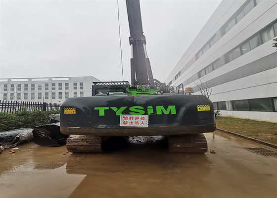 1000mm 1200mm হাইড্রোলিক ক্রলার ড্রিল মেশিন 35m ব্যবহৃত পাইল ড্রাইভিং সরঞ্জাম