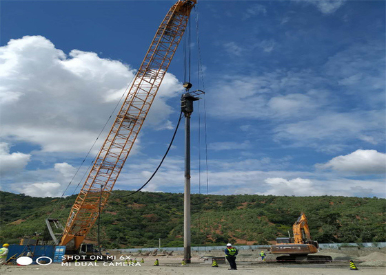 150kw বটম ফিড হাইড্রোলিক বৈদ্যুতিক ভাইব্রোফ্লট স্টোন কলাম ভাইব্রোফ্লোটেশন কম্প্যাকশন
