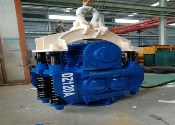 10.5mm 600NM বৈদ্যুতিক ভাইব্রো হাতুড়ি ক্রেন 70t ক্রেন এক্সকাভেটর মাউন্ট করা ভাইব্রেটরি পাইল ড্রাইভার